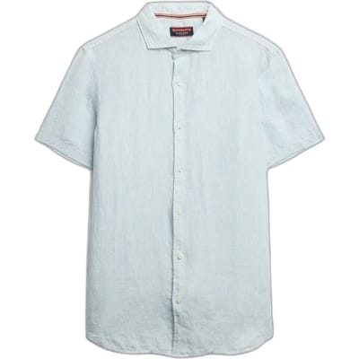 Superdry Vacation Linnen SS Overhemd Heren - Maat S