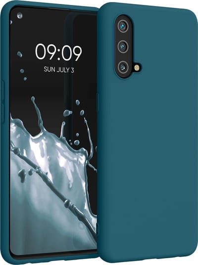 kwmobile telefoonhoesje geschikt voor OnePlus Nord CE 5G - Hoesje voor smartphone - Back cover in petrol