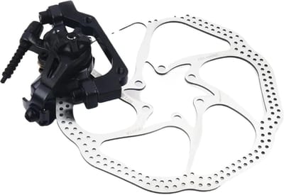 Fiets Achterband Rem - Schijfremklauw - Mountainbike Onderhoud - Dual Piston Drive - 160 mm Rotor - Zwart