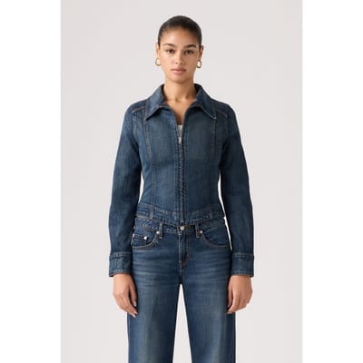 Levi's Stretch Fitted Trucker Jacket Taglia: S | Giacche di jeans Outlet | Donna
