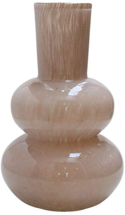 Vaas Lindi Elite | Ivory Rose | Dik Glas | Mondgeblazen glas | Ø22 x H36 cm