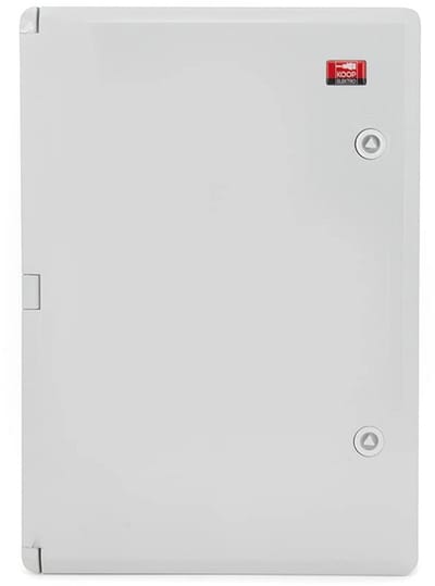 Schakelkast industriële behuizing IP65 met verzinkte montageplaat en afdichtingen