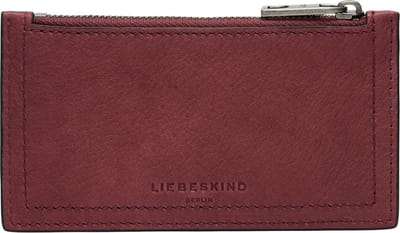 LIEBESKIND BERLIN Kaarthouder LOU 2 3D Leather New Wallet Berry Wijnrood