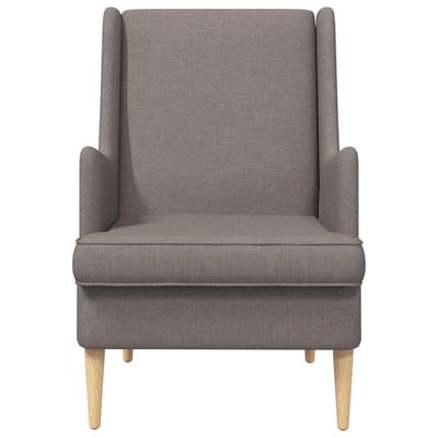 vidaXL - Fauteuil - Taupe - Stof