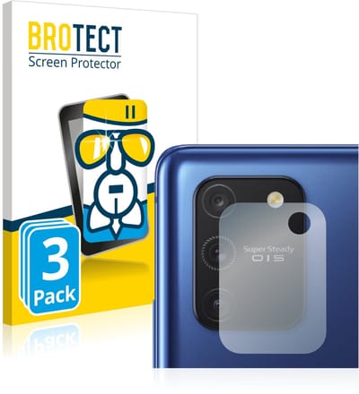 Screenprotector 3 Stuks voor Samsung Galaxy S10 Lite (ALLEEN Camera Lens) Beschermglas transparant
