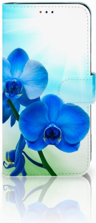 Samsung Galaxy A10 Hoesje Orchidee Blauw - Cadeau voor je Moeder