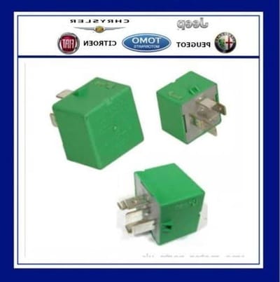 Koelventilator Relais - Auto Onderdeel - Motor Koelen - Perfecte Pasvorm - 3 Aansluitingen - Zilver
