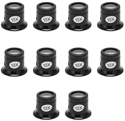 Dailygoods - Professionele Vergrootglas Oogloep 10X voor Juweliers