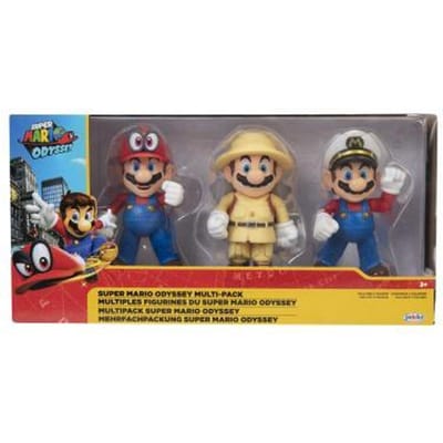 Super Mario Odyssey 3-pack luxe figurenset - beweegbaar
