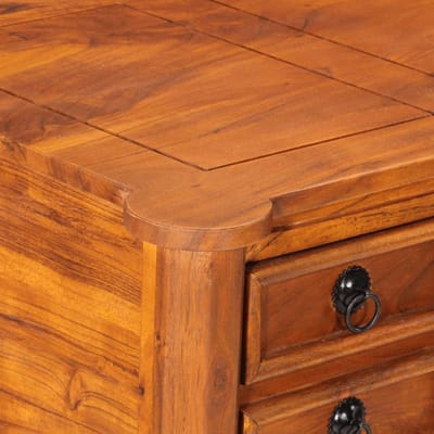 Elegant Acacia Houten Bureau met - 110x50x76 cm - Novihome