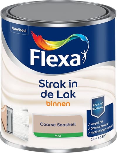 Flexa - Strak In De Lak Binnenlak Mat - Coarse Seashell - Mengverf - 1 L