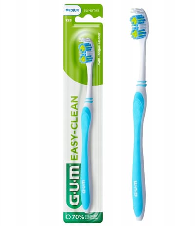 GUM Easy-Clean Tandenborstel Medium - 1 Stuk