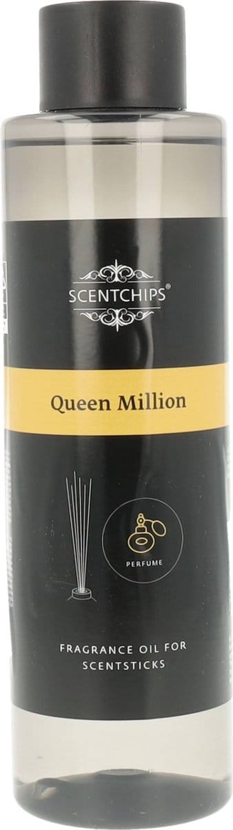 Scentchips® Geurstokjes Navulling - Queen Million - Geurverspreider - Luchtverfrisser - Huisparfum - 400ml