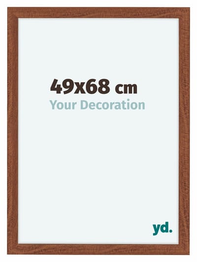 Your Decoration - Fotolijst 49x68 cm - MDF - Walnoot - Como