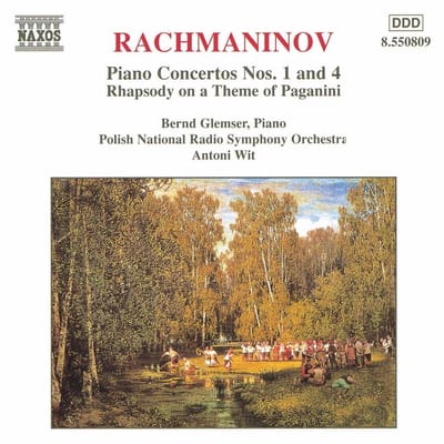 Bernd Glemser - Rachmaninov: Piano Concertos 1 & 4 (CD)