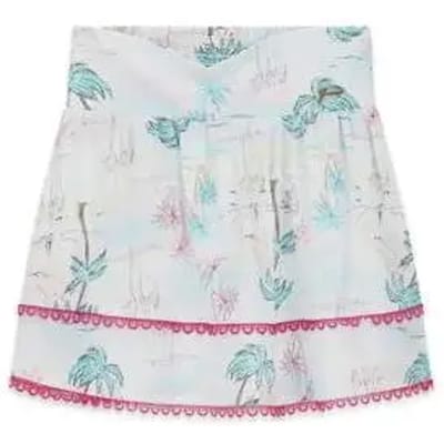 Geruite flare rok voor meisjes Guess