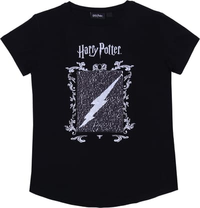 Zwart shirt met pailletten van HARRY POTTER