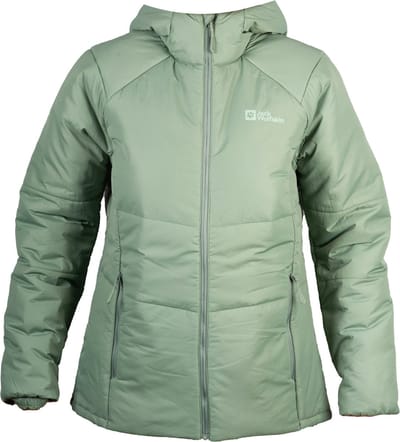 Jack Wolfskin Bergland INS Hoody W, Vrouwen, Groen, Jasje, maat: XS