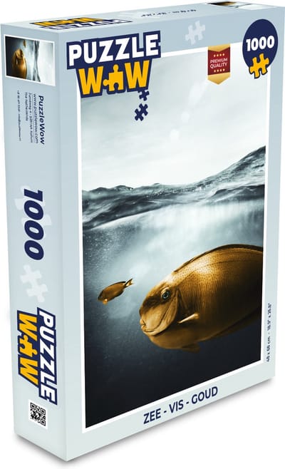 Puzzel Zee - Vis - Goud - Legpuzzel - Puzzel 1000 stukjes volwassenen