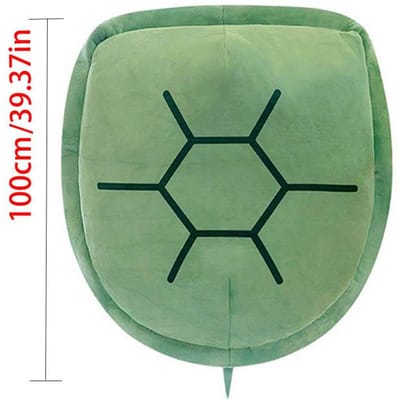 Oreillers Portables Coquille de Tortue Extra Large Doux Peluche Peluche Tortue Oreiller Drôle Déguisement Créatif Costume de Tortue Jouet 100cm 100cm beige
