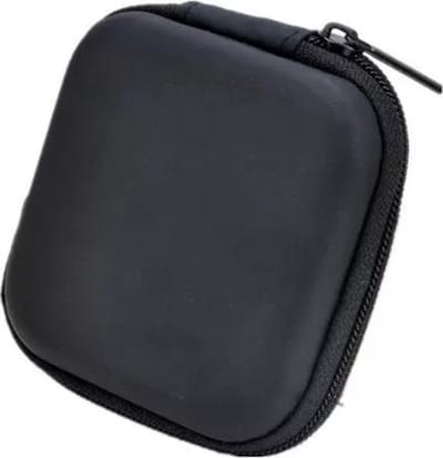 Oortjes opberg hoesje - Case - Etui - Organizer - Voor oordopjes en laadkabels - USB - Zwart