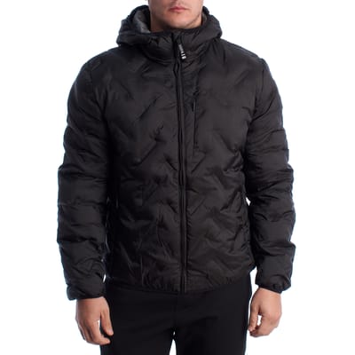 Heren Gewatteerde Jas met Capuchon US40127001