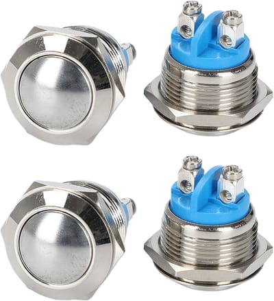 Deurbel Drukker Set - Vervangingsknoppen - Huis Upgrade - Waterdicht IP65 - 16mm Opening