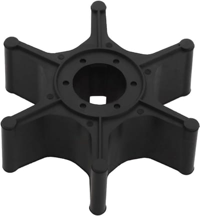 Bootmotor Impeller - Waterpomp Onderdeel - Motoronderhoud Buitenboord - Corrosiebestendig Rubber - 10x13.6x41mm - Zwart