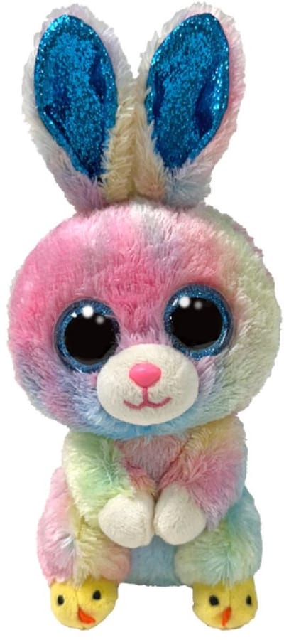 Ty knuffel Beanie Boo Twitches konijn pluche 15cm Paas cadeau.
