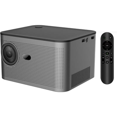 Projecteur portable HY350 avec Android 11.0 HD 350 lumens, résolution dure 4K, prise en charge AV1 US