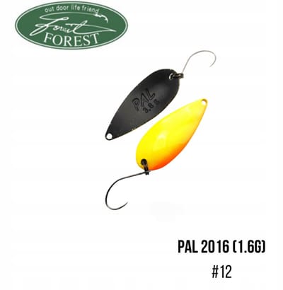 Forest PAL Wobbler #12 Tweede Geel II (1.6g) - Vliegvissen