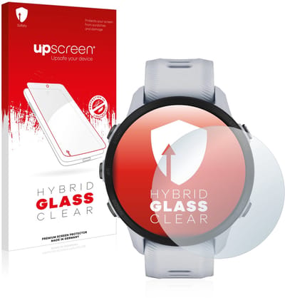 upscreen - Screenprotector voor Garmin Forerunner 955 Solar / 955 - Folie Beschermfolie Beschermglas transparant