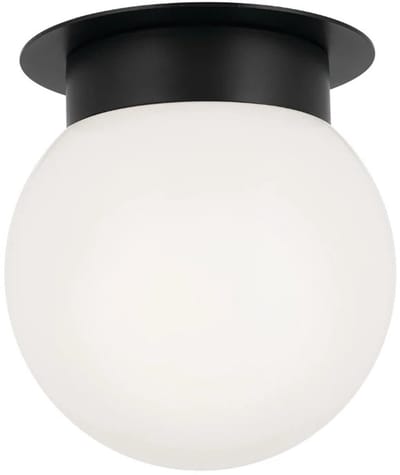 Kichler LED Plafondlamp Albers | 1X E27 Max 40W | Black