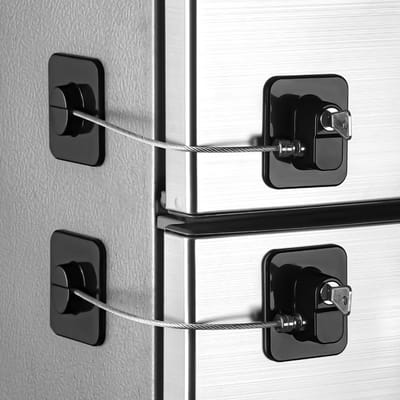 Dailygoods - 2 Stuks Koelkastdeursloten voor Kinderen en Huisdieren