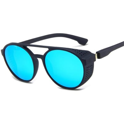 Nieuwste Punk Zonnebril met Klein Montuur Heren Designer Klassieke Zonnebril Heren Buiten Rijden Oogbescherming UV400 Bescherming Oculos De Sol As shown in the figu