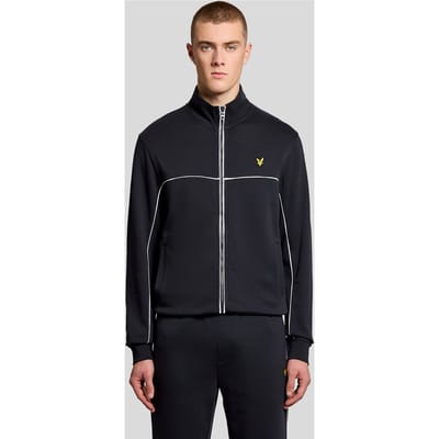 Trainingsjack Lyle &amp; Scott Trainingsjack met bies en volledige ritssluiting