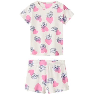lupilu Kinder pyjama (Wit/lichtroze, 98/104)