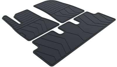 Rubber Automatten geschikt voor Tesla Model 3 - 2023-heden - 3-delig - Uitvoering: Highland