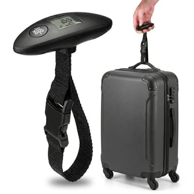 Digitale kofferweegschaal - Bagage weegschaal - Tot max 50kg - Kofferweger - Reizen met Vliegtuig - kg/g/lbs/oz - Inclusief Batterijen - Weegcapaciteit 50 kg -