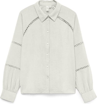 VERO MODA - VMGUSLA L/S SHIRT WVN BTQ GA - Dames - Blouses