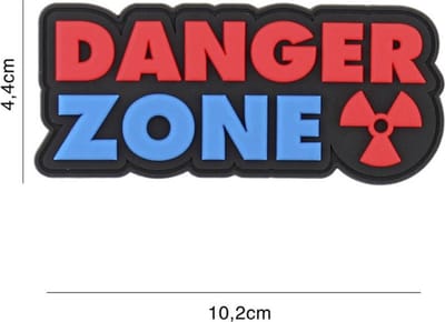 Embleem 3D PVC Danger Zone Mario