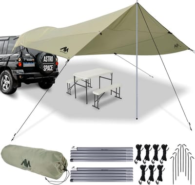 Universele Waterdichte Auto-Luifel voor Camping en Outdoor met UV80 Bescherming