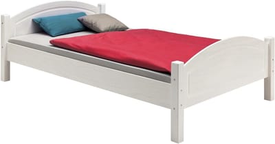Massief houten bed - Slaapmeubel - Slaapkamer inrichten - Duurzaam grenenhout - 100 x 200 cm - Wit