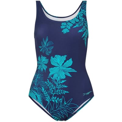 Zoggs Dames/dames zwempak uit één stuk (Blauw)