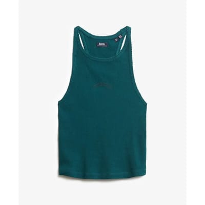Sporttop met racerback en logo voor dames Superdry Essential