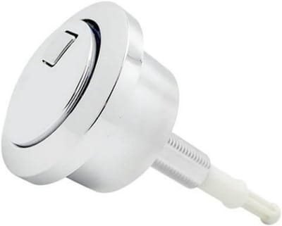 Drukknop Toilet - Flush Knoppen - Toilet Reparatie - Dubbele Bedienen - Standaard Maat - Chroom