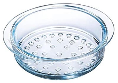 Stoommand van Borosilicaatglas - 20 cm Keukengereedschap voor Gezond Koken