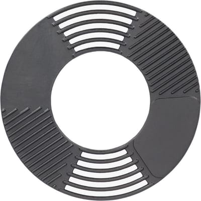Esschert Design - Vuurschaal BBQ rooster/bakplaat gietijzer - Buiten koken - Staal - Zwart
