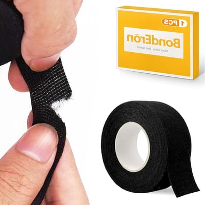 10 meter gripband voor badminton en tennis - niet-slip, zweetabsorberend, comfortabel en duurzaam in zwart