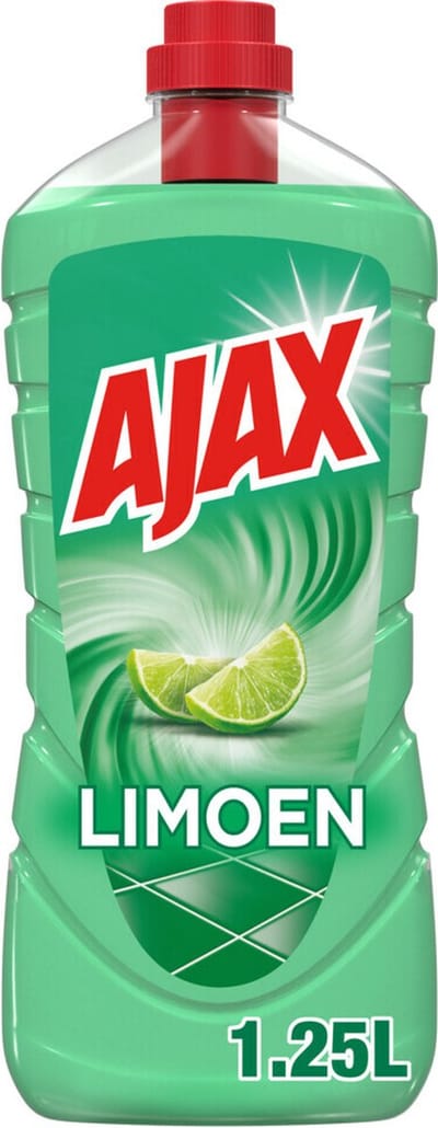 12x Ajax Allesreiniger Limoen 1,25 liter